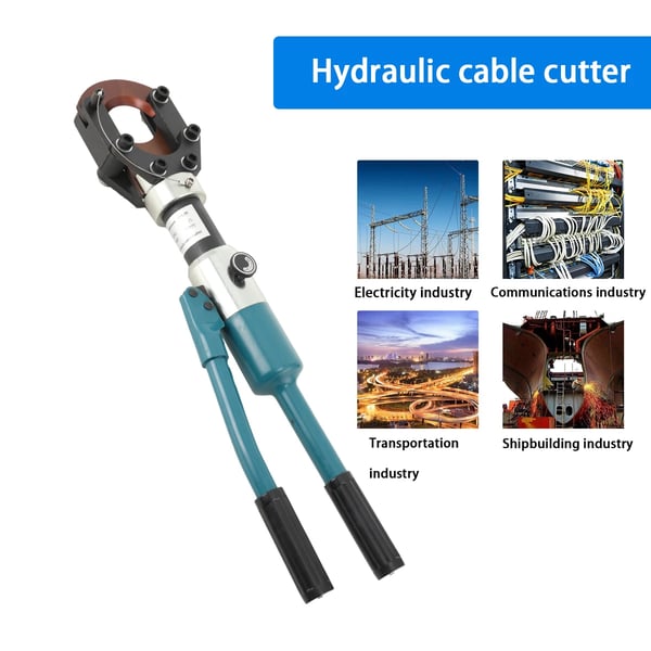 Hydraulisk Kabelskærer, Højkulstoflegering Stålblad, 360° Driftskapacitet, Ergonomisk Designet Håndtag