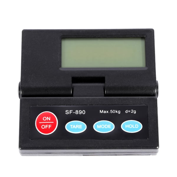 Elektronisk Vægtscale, Høj Nøjagtighed,50kg, sort