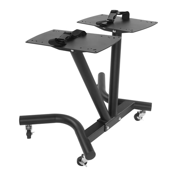 Håndvægte Stativ, Justerbar Tilt, Mobil Design,sort