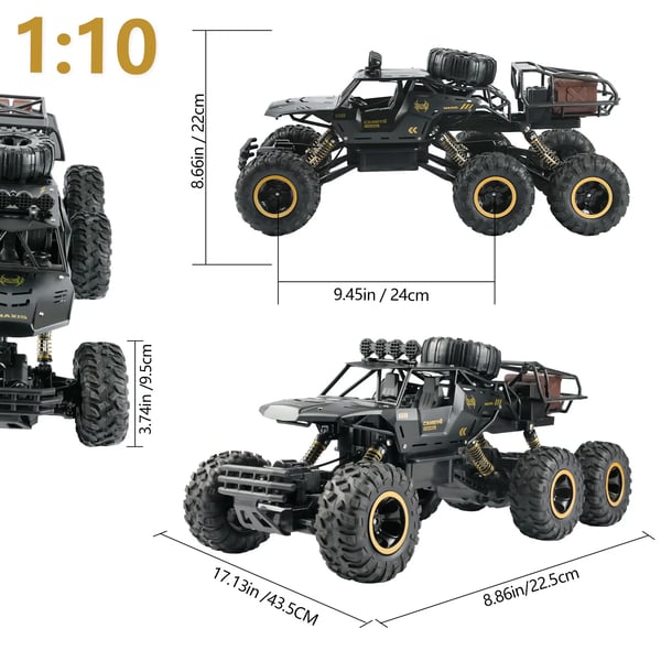 RC-auto, Maasto-ominaisuudet, Kauko-ohjaus,4 Pyörää