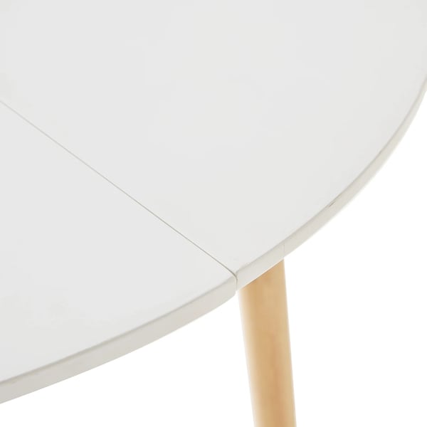 Matbord, Modern Design, Solida Bokben, Vit
