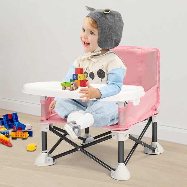 Booster Sæde, Bærbart Design, Komfortabel Støtte,Pink
