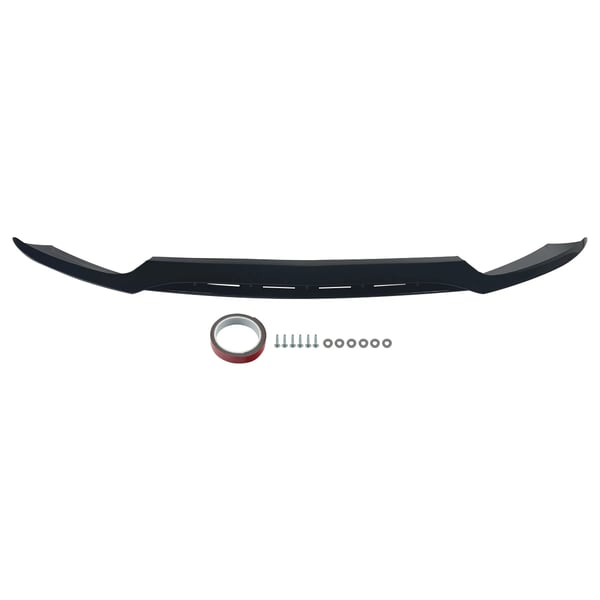 Front Bumper Lip, Sporty Design, Nem Installation,Glansende sort