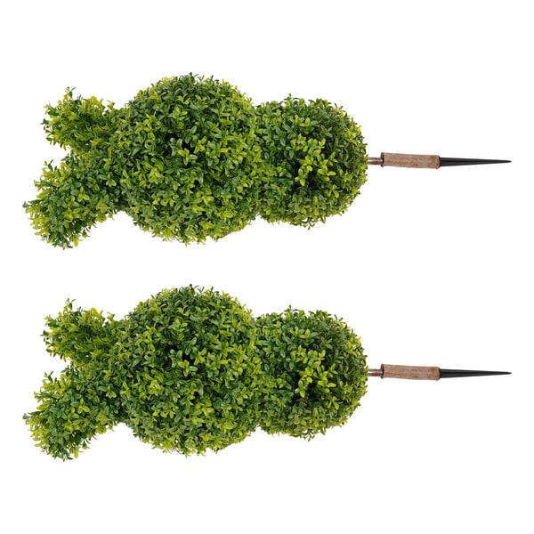 Topiary Plante, Dekorativ Kaninestil, 89cm Højde,grøn