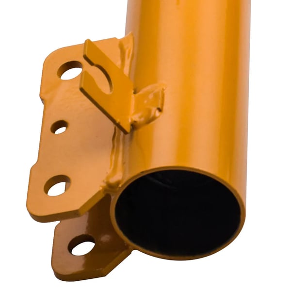 CoilOver affjedringssæt, 4 stykker, justerbar dæmper, 24 måder justering, fjederhastighed foran 7 kg/mm, fjederhastighed bag 4 kg/mm