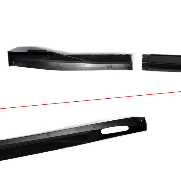 Side Skirt, Konkurrence Stil Design, Holdbar Plast Konstruktions,kulstoflook