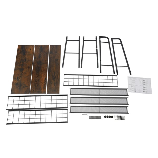 Recordhylde, 3-lags design, holdbar konstruktion,sort