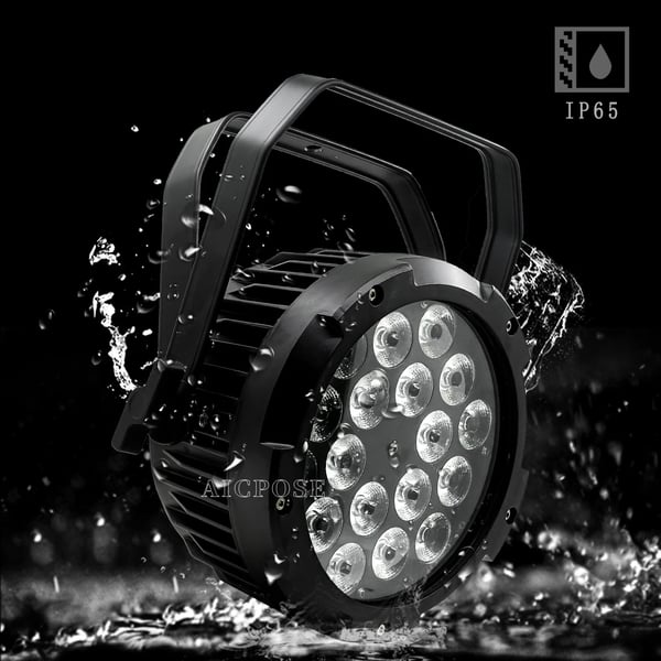 Scenebelysningseffekt, 100W effekt, RGBW 4 i 1,6i1, EU-stik