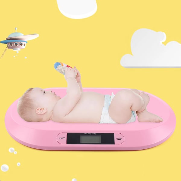 Babyskala, Noggrann Viktspårning, Höjdmätare Ingår,Rosa
