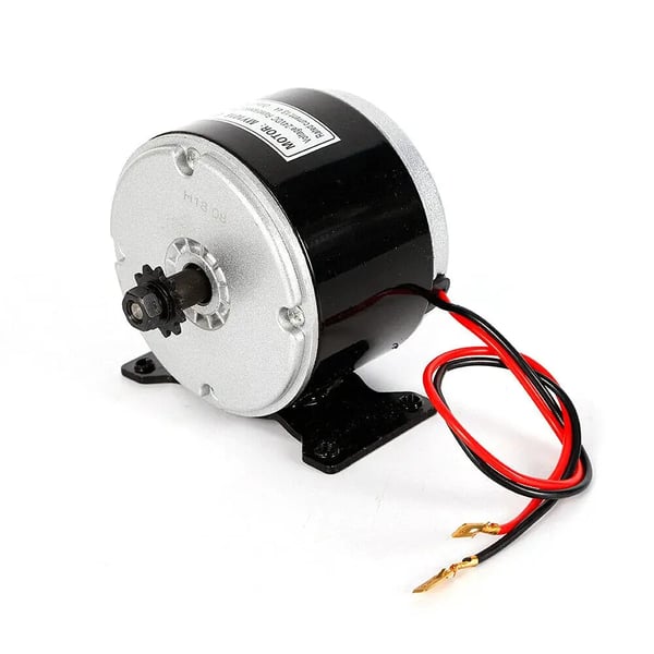 Elektrisk børstmotor, 250W, 24V DC, Max 2750 RPM, 13,5 Ampere, kædetræk
