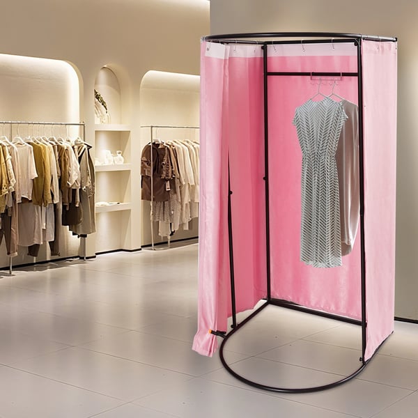 Bärbar Provhytt, Hög Integritet, Lätt Montering,Rosa