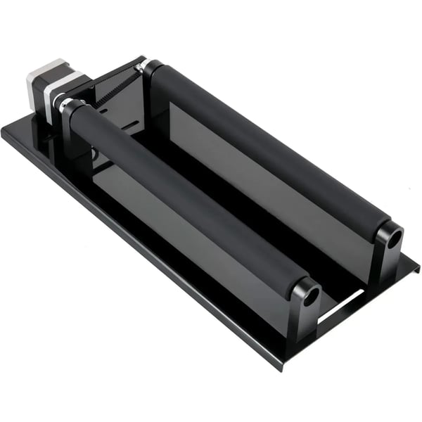 Rotary Axis Vedhæftning, Alsidig Gravering, Høj Præcisionsmotor,Sort