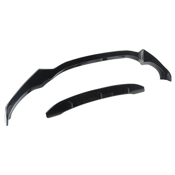Front Bumper Lip, Glans Sort, Til BMW X3 X4 G01 G02, Designet til M-Sport Bumper,Glansende Sort
