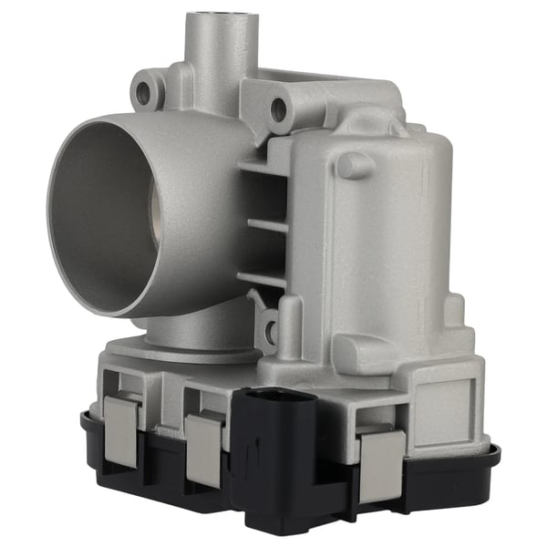 Throttle Body, Aluminium Material, 20,5 cm Længde, 1,2 Benzinmotor Kompatibilitet, 6 Pins, 1100 g Vægt