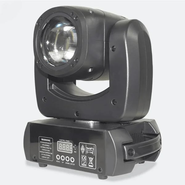 Bevægelseslys LED Beam, 100W effekt, 7 farver og effekter,EU-stik