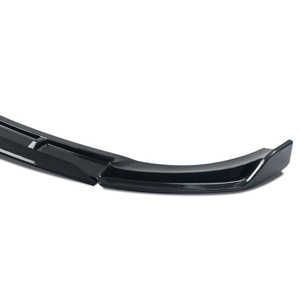 Front Bumper Lip Splitter, Holdbar ABS Plast, Nem Installation,som vist