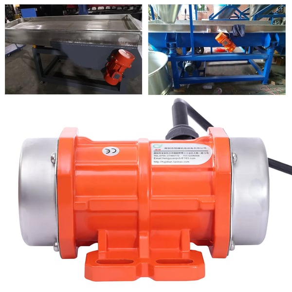 Vibrationsmotor, 40W effekt, 220V spænding, 0,18A strøm, 3000RPM hastighed, IP65 vandtæt