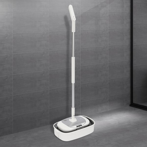 Spin Mop, Trådløs Design, Effektiv Rengøringsydelse,HVID