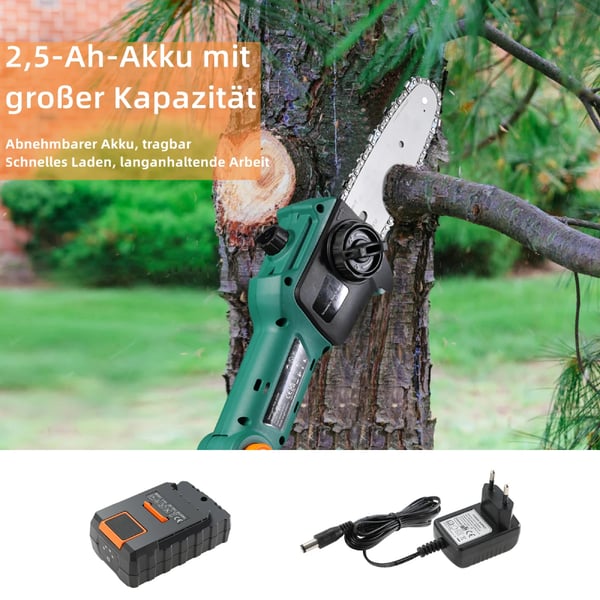 Hækkeklipper, 20V Batteri, 4000 mAh Kapacitet, Skærelængde 17 cm, Maksimal Skærediameter 16 mm, Justerbart Håndtag & Hovedvinkler