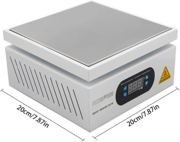 Lämmitystasoa, 700W Teho, 0-500°C Lämpötilansäätö,harmaa, 220V