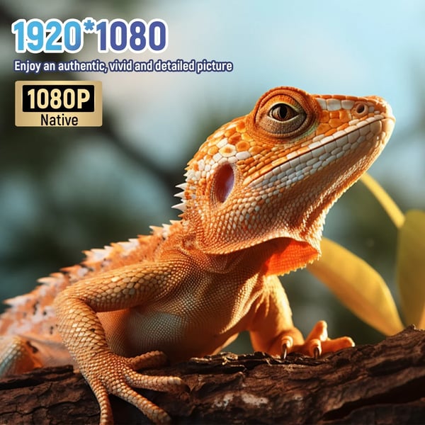 Projektori, 4K-purku, Android 12,64G Automaattitarkennus, EU Plug