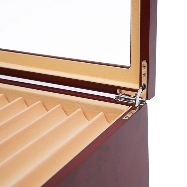Pen Organizer, 3-lags Display Case, 34 Slot Opbevaring,Rød