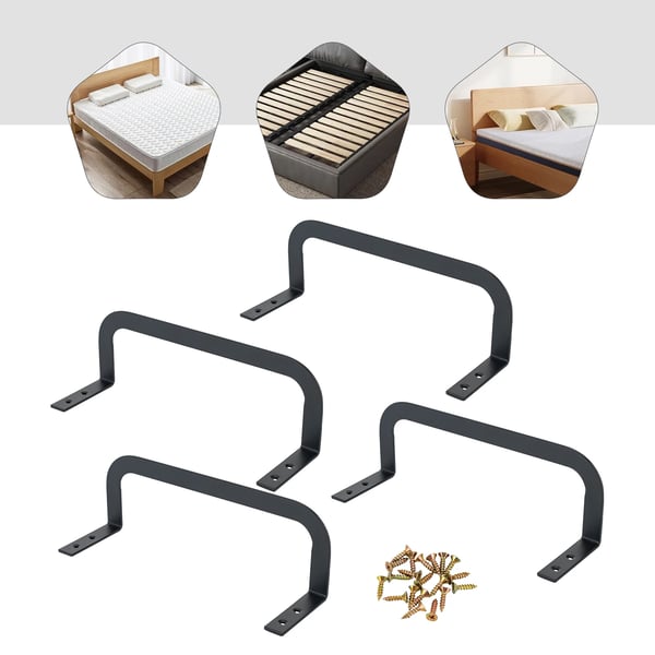 Madrasstopper, skridsikker design, holdbar jernkonstruktion,4 Stk