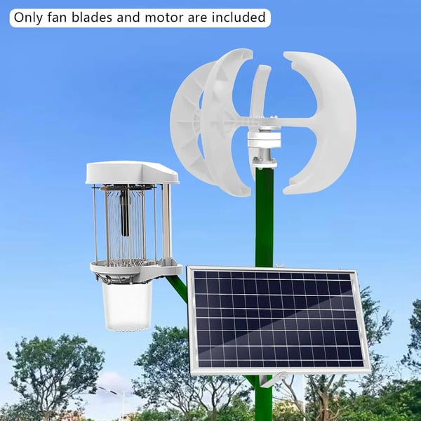 Vindmøllegenerator, Kompakt Design, Effektiv Lav Vind Ydelse,HVID