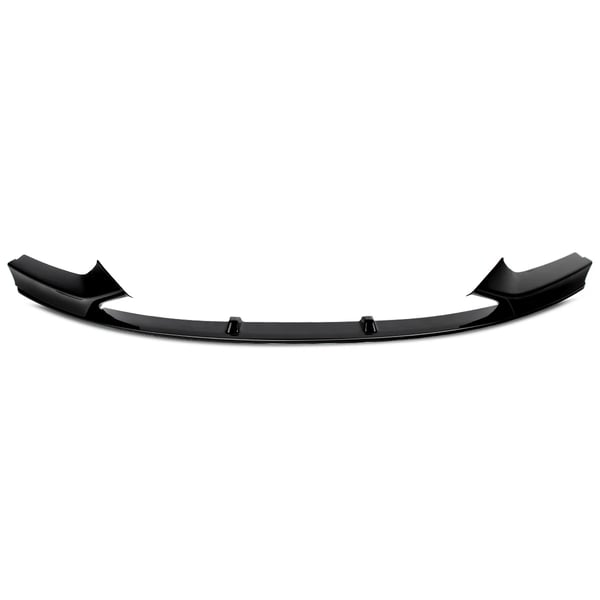 Front Splitter Lip, Til To Serie Coupe/Convertible, Højkvalitets ABS,Glansfuld Sort