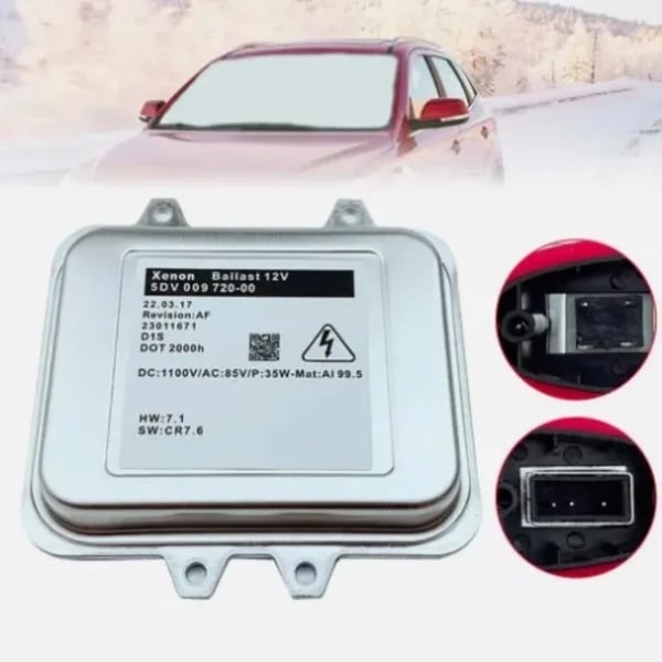 Forlygte Ballast, D1S Kompatibilitet, Holdbar Aluminium Konstruktion,35w, Sølv