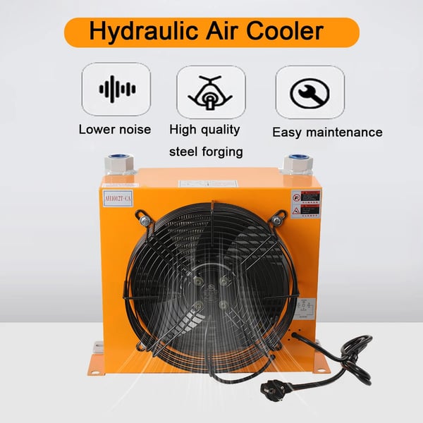 Hydraulikolie Køler, Flowhastighed 100 l/min, Arbejdstryk ≤ 20 bar, Ventilator Effekt 100 W, Kølekapacitet 5.8 kW, Ventilator Spænding 220 V/50 Hz