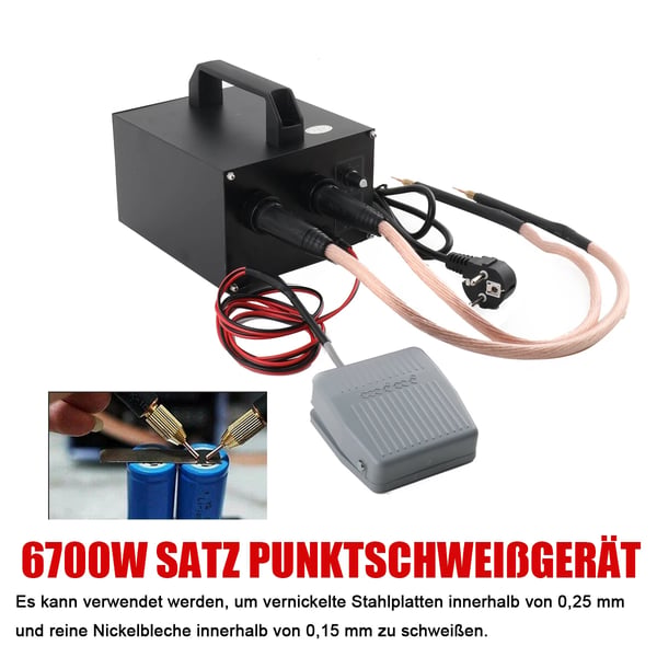 Punktsvejsningsmaskine, 220V Dual Pulse, 640A-1600A Strøm, 20ms-1s Tid, Inkluderer 4 Svejsenåle, Høj Ydelse