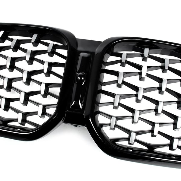 Nyrerist, Diamantdesign, Kompatibel med luksus SUV X3/X4 LCI modeller,Krom sort