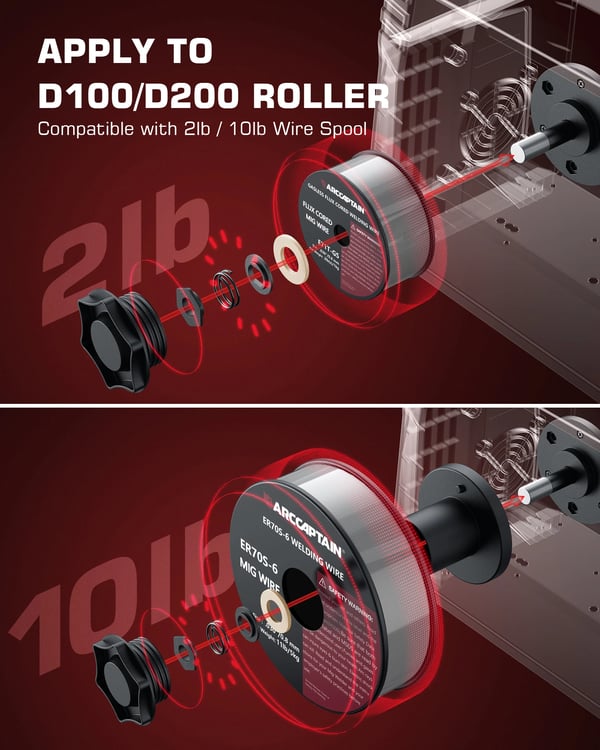 "MIG svejsemaskine, 220V, 200A, 20.9"" x 8.5"" x 16.1"", 2.0-15m/min tråd hastighed, IGBT inverter teknologi"
