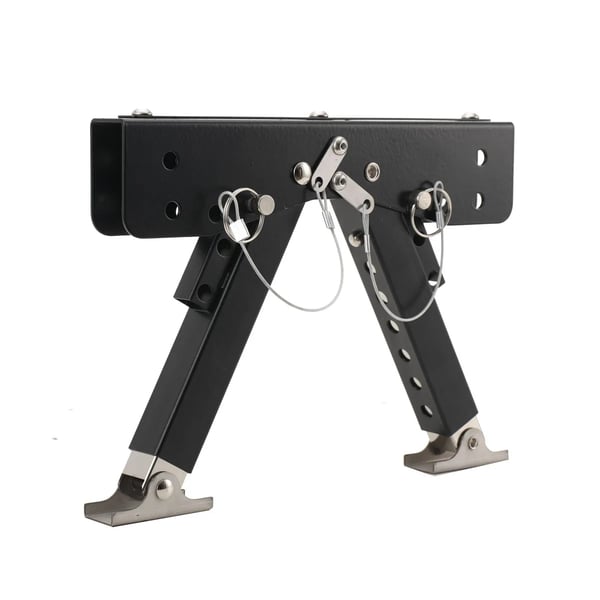 Folding Caravan Step Stabilizer, Høj Belastningskapacitet, Justerbar Højde, Holdbar Konstruktion