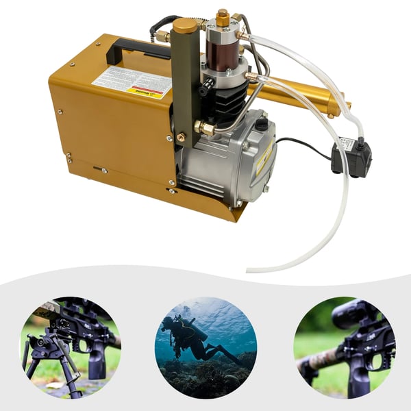 Korkeapaineilmapumppu, 1,8 kW teho, 30 MPA paine,Kulta, EU, 220V