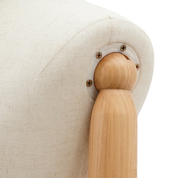 Mandlig Kjoleform, Justerbar Højde 135-193 cm, Linned Overflade, Massivt Træ Materiale, Belastningskapacitet 7,5 kg, Brystomkreds 96 cm