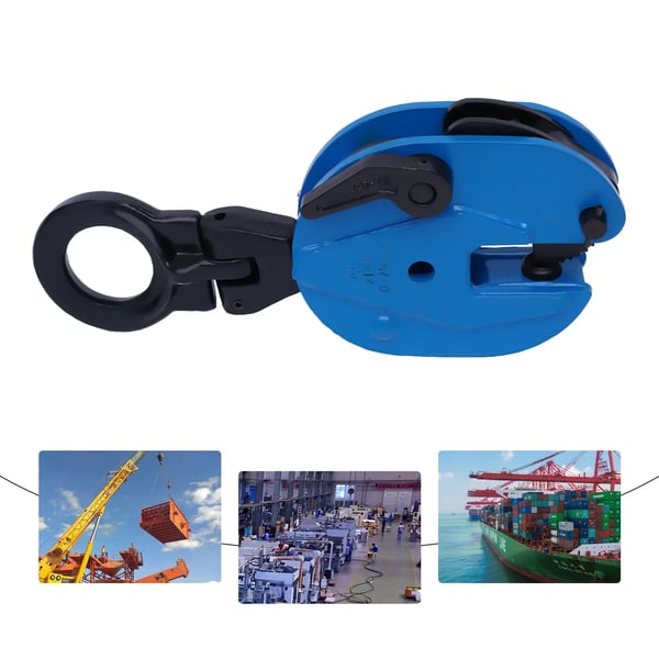 Pladeklemme, legeringsstål, kæbeåbning 0-25mm, belastningskapacitet 2T, dimensioner 38*17*7cm, brutto vægt 8.36kg