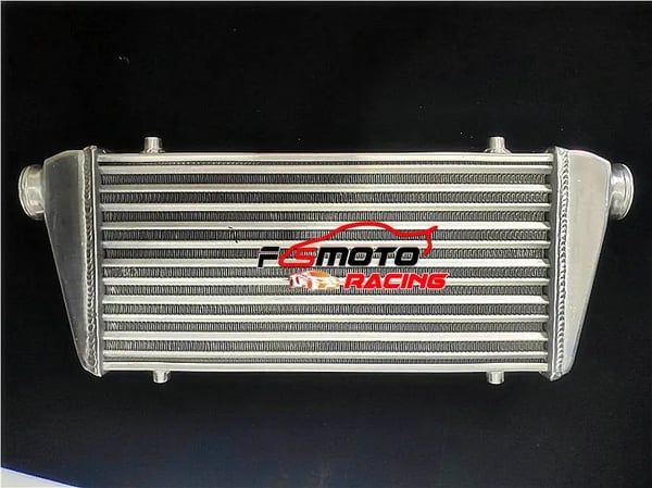 FMIC Aluminium Intercooler, 2.2" Inlopp/Utlopp, Effektiv Värmeväxling, Hållbar Aluminiumdesign