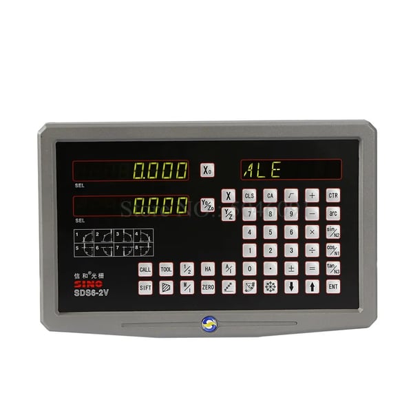 Digital aflæsning, 2 akse display, metalhus, LED display, 110V-240V indgangsspænding