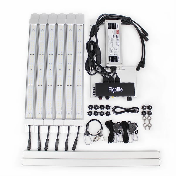 LED Vækstlys, 320W, Fuldspektrum, 73600 Lumen, 230 lm/W, 1200-1500 μmol