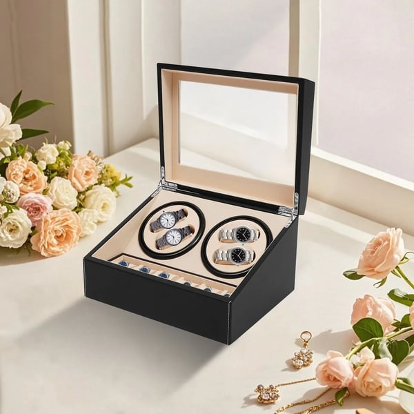 Urtrækker, Automatisk Drift, Elegant Design,sort