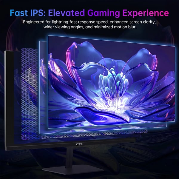 Spelmonitor, Snabb IPS-panel, 180Hz uppdateringsfrekvens,KTC H24F8