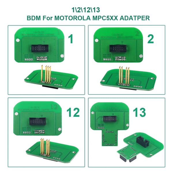 BDM Programmeringsadaptere, Omfattende sæt af 22 stk, Alsidig kompatibilitet,22 stk BDM-adaptere