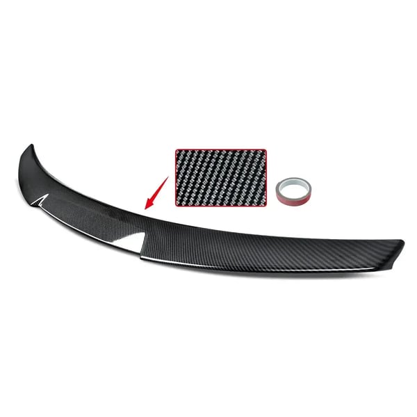 Bagspoiler, M4 stil, kompatibilitet med Audi A5 B8,Kulfiberlook