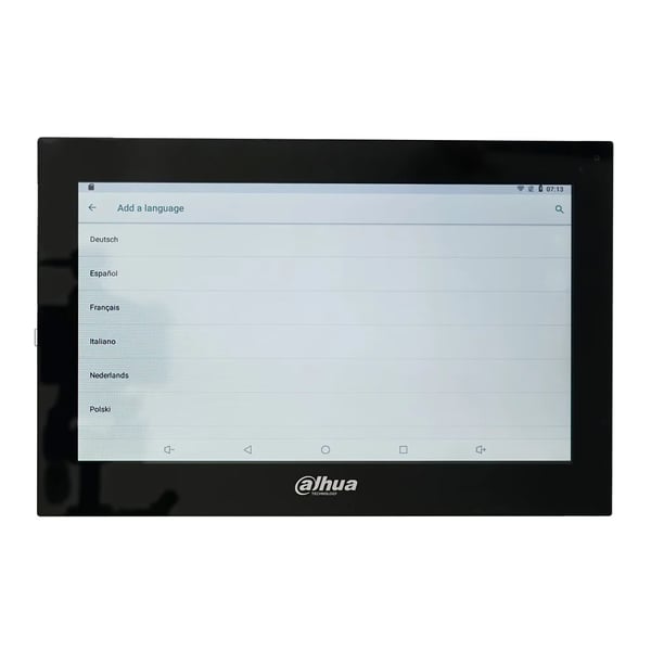 Digital Inomhusmonitor, 10-tumsdisplay, Full digital kommunikation