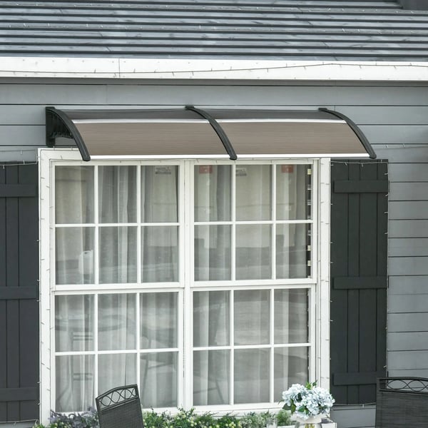 Gazebo, Vejrbestandigt Design, Holdbare Materialer,Brun, 200X96X27 cm