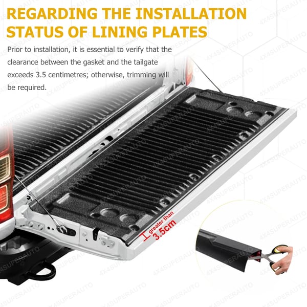Bagklap Dække, Tekstureret Overflade, Nem Installation,FORD RANGER T6 T7 T8