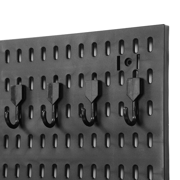 Seinäteline, Kestävä Suunnittelu, Modulaarinen ja Mukautettavissa,musta