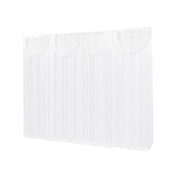 Gardiner, Transparenta Draperier, Integritetsskärm,VIT